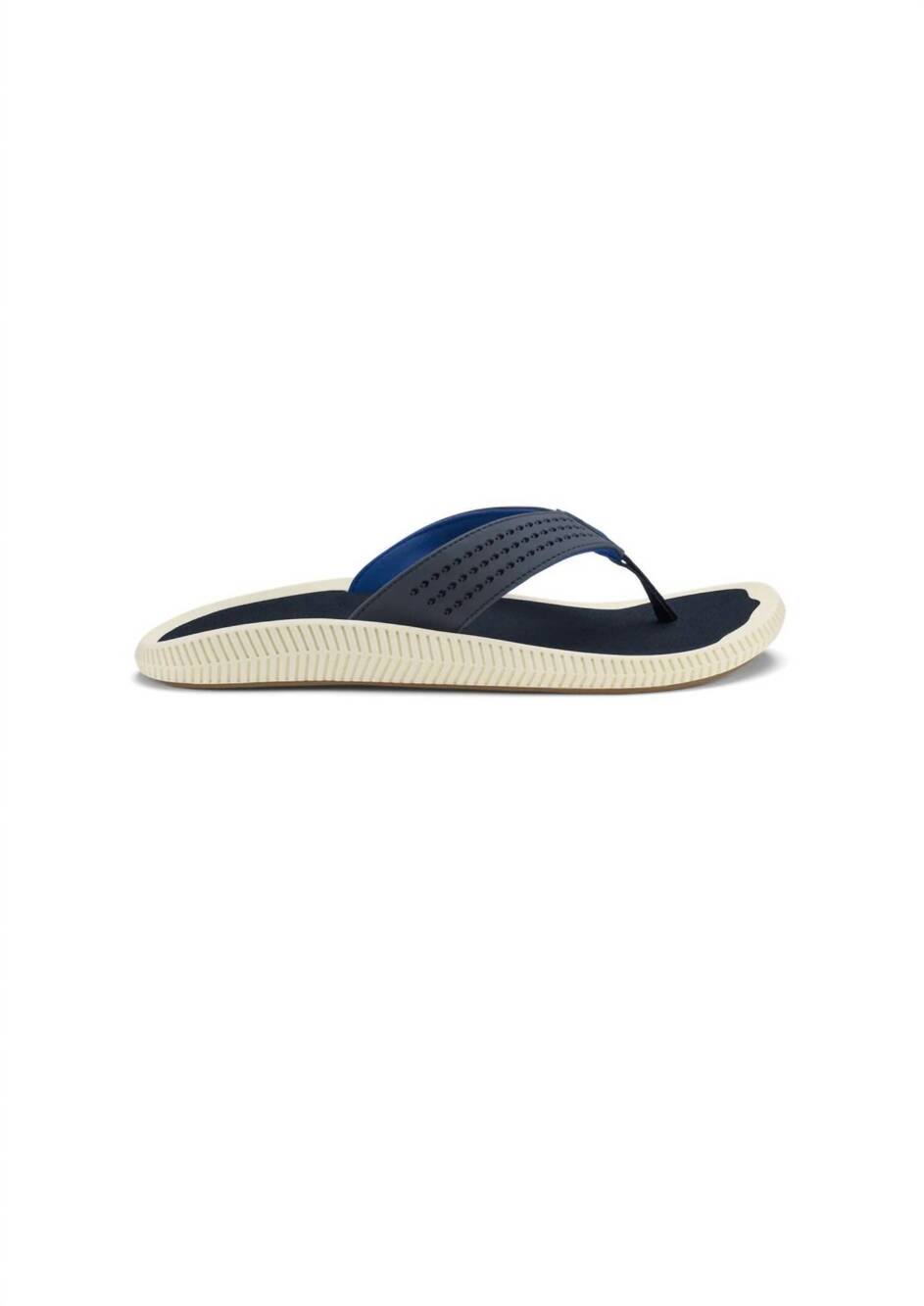 NEW OLUKAI men's ulele beach sandals in trench blue